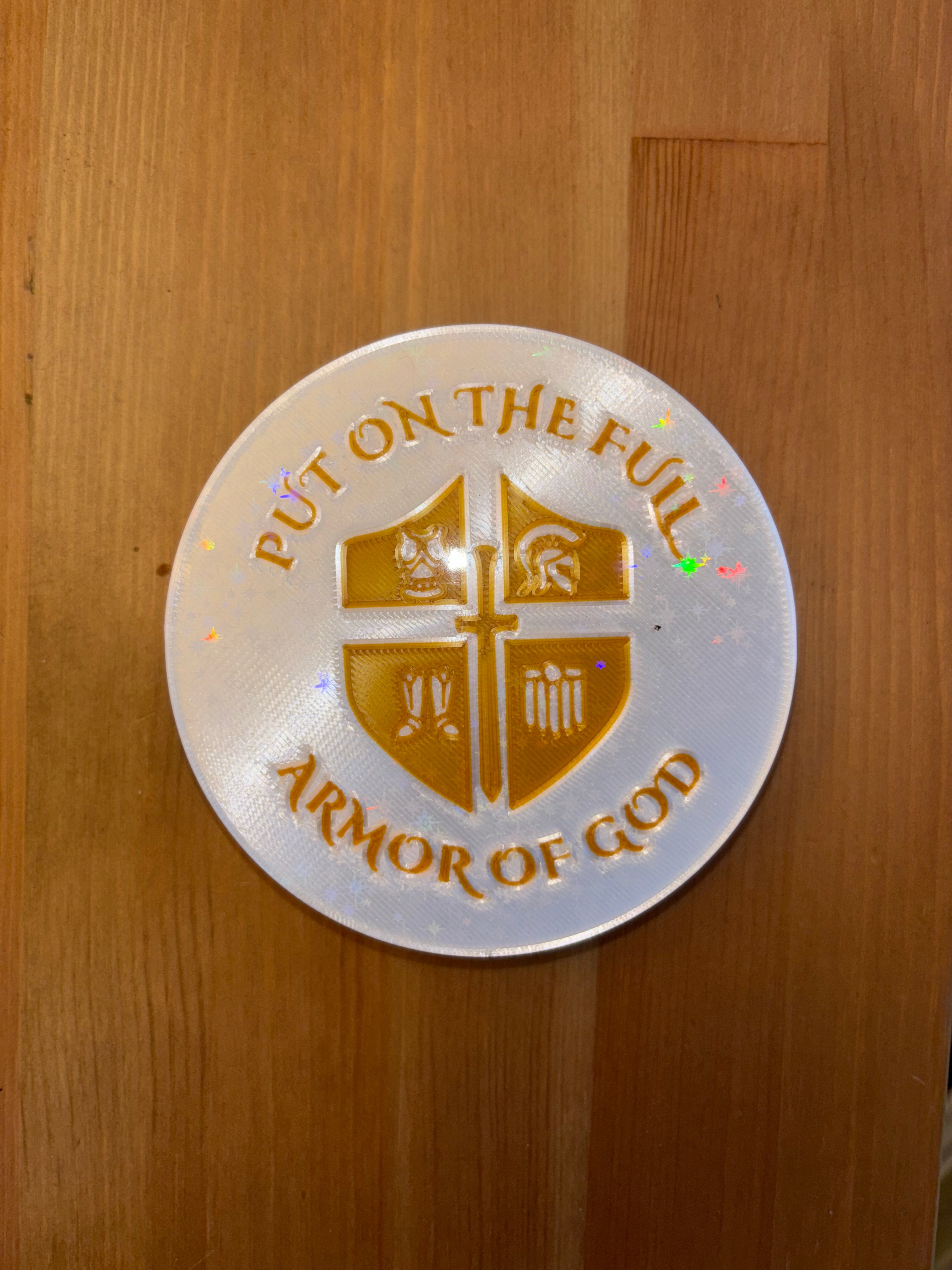 Ephesians 6:10-18 Armor of God Scripture Coaster – Christian Home Décor