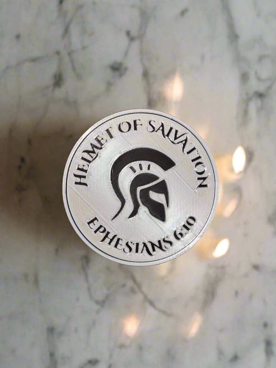 Ephesians 6:10-18 Armor of God Scripture Coaster – Christian Home Décor (Pack of 6)