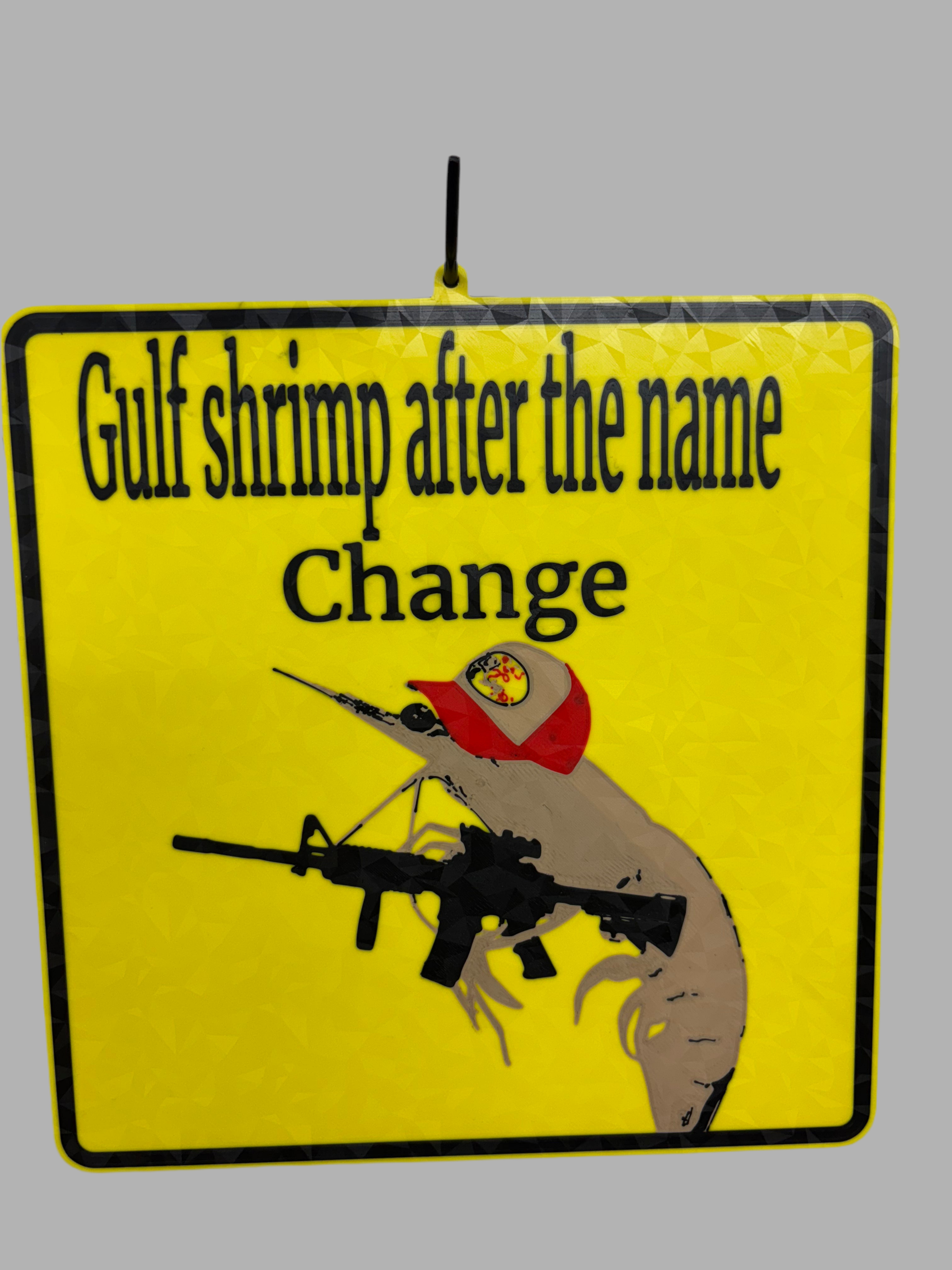Gulf of America Wall Sign- UV Fade proof (3D Printed)