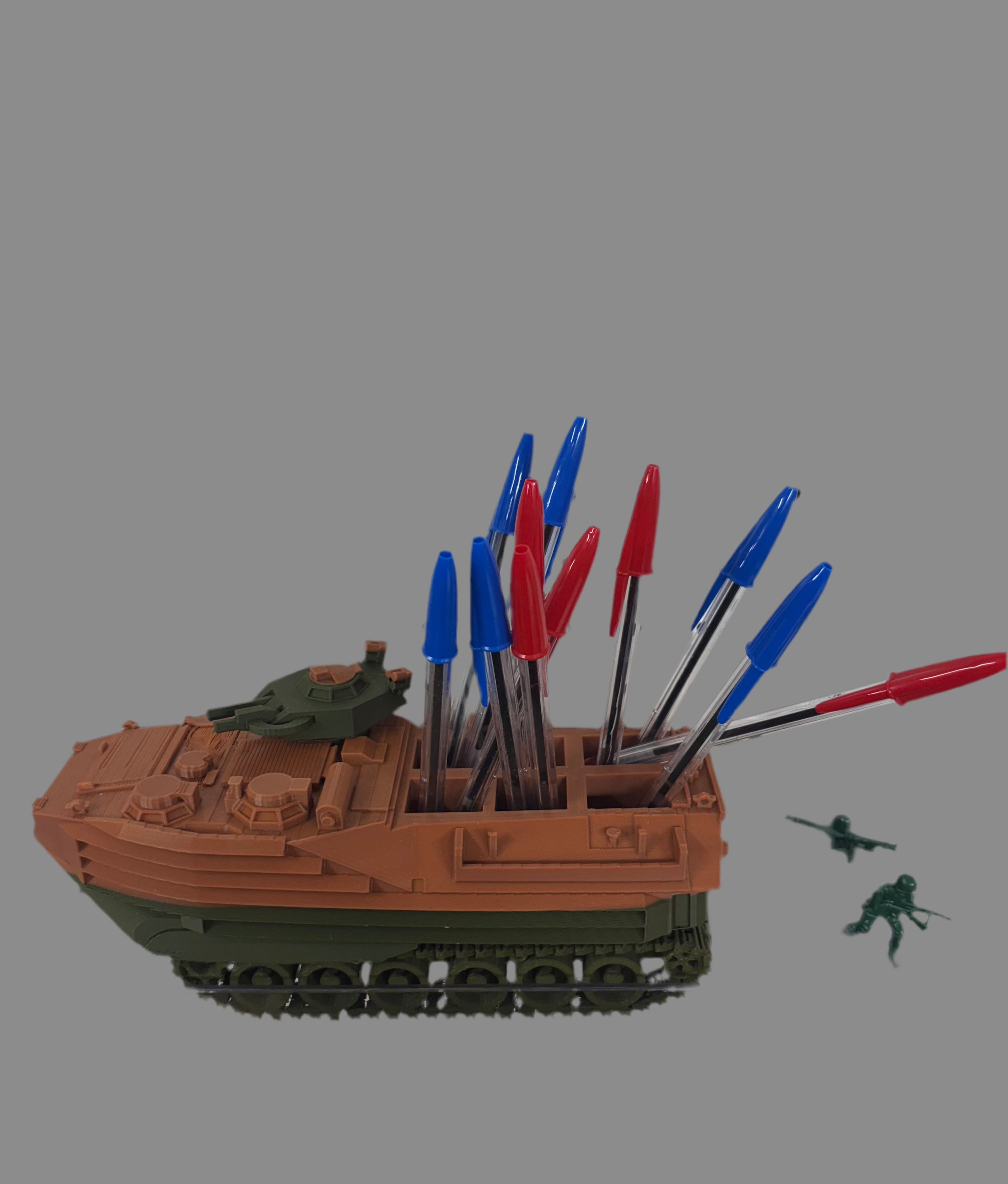 AAV Pencil Holder – Military Amphibious Vehicle 3D Printed Organizer