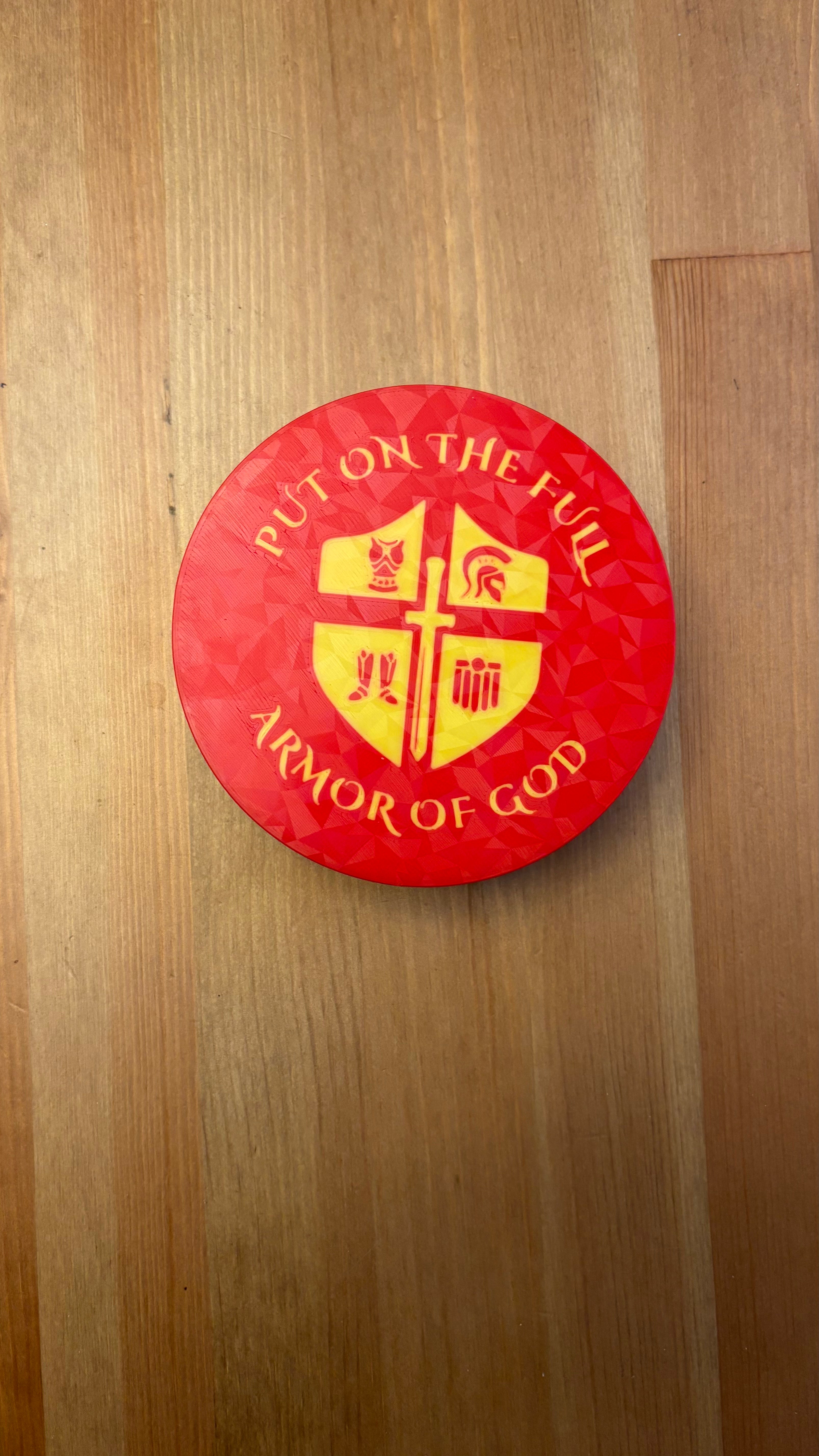Ephesians 6:10-18 Armor of God Scripture Coaster – Christian Home Décor