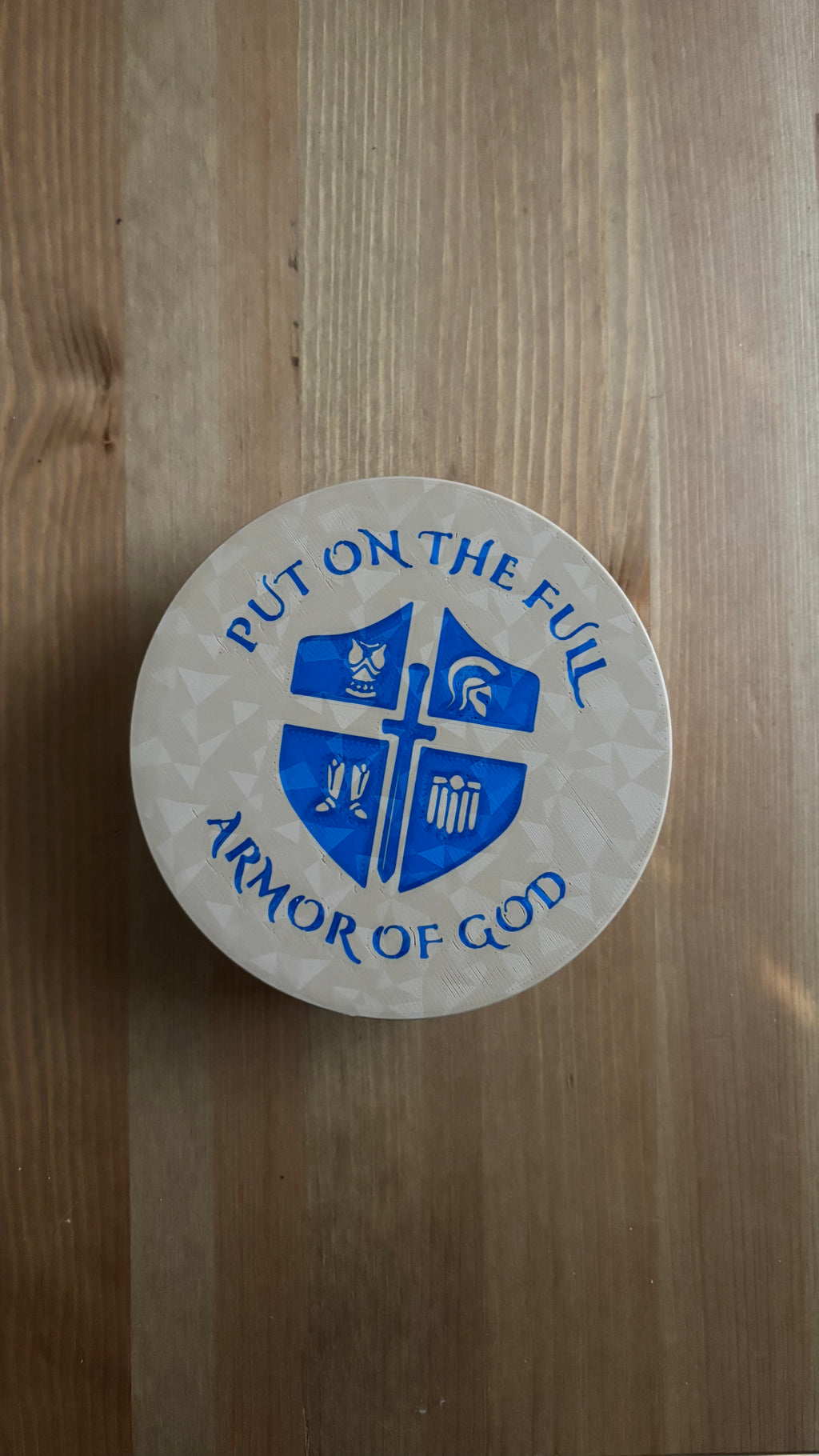 Ephesians 6:10-18 Armor of God Scripture Coaster – Christian Home Décor
