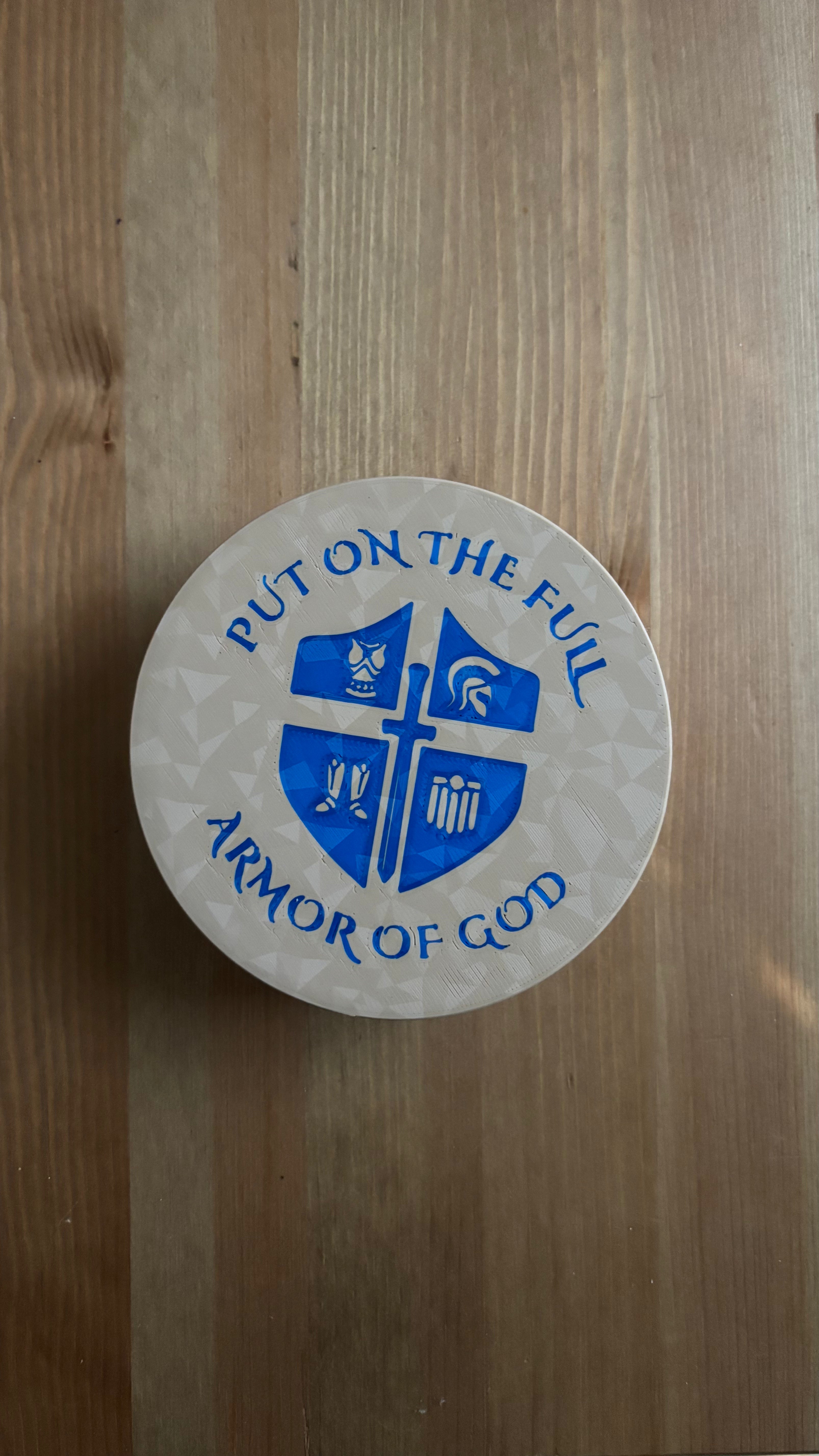 Ephesians 6:10-18 Armor of God Scripture Coaster – Christian Home Décor
