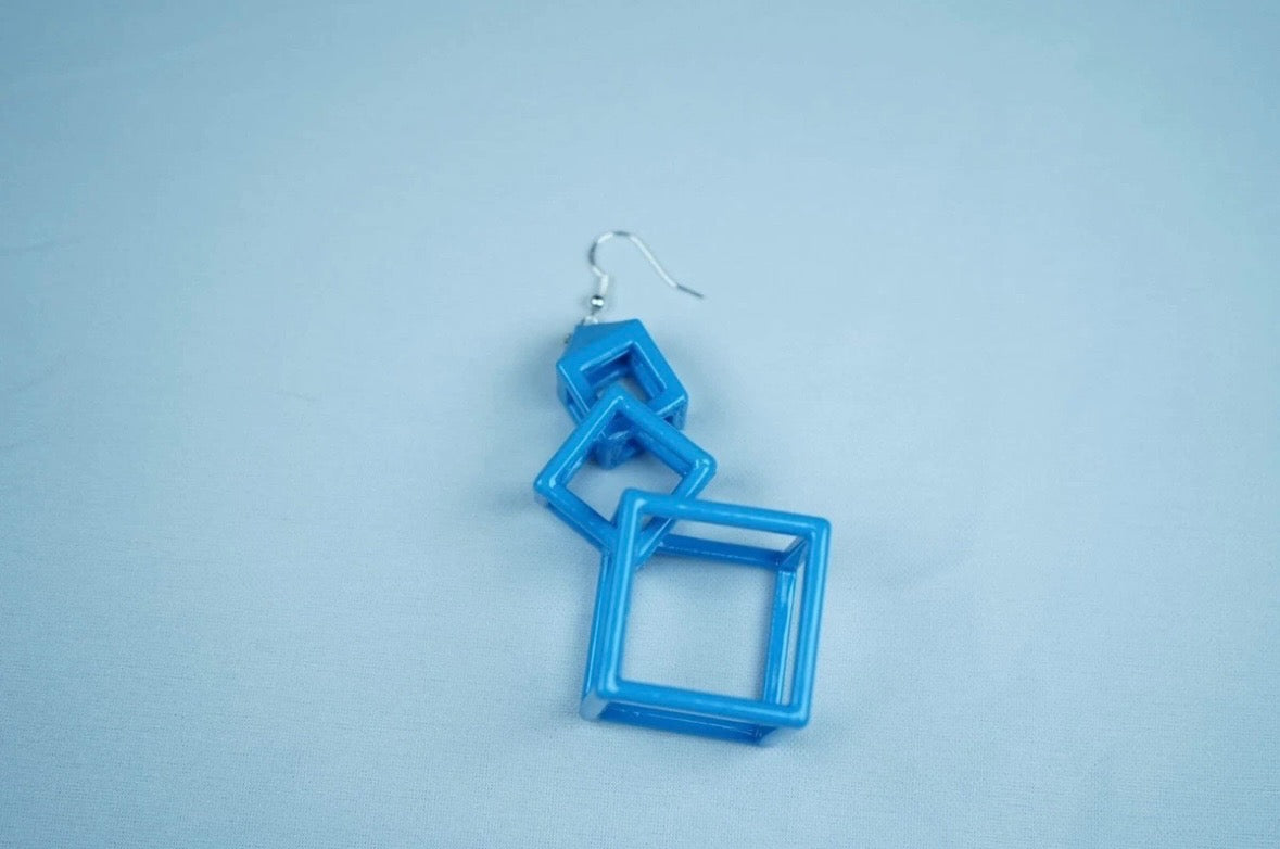 Swole Cubix 3D Printed Earrings