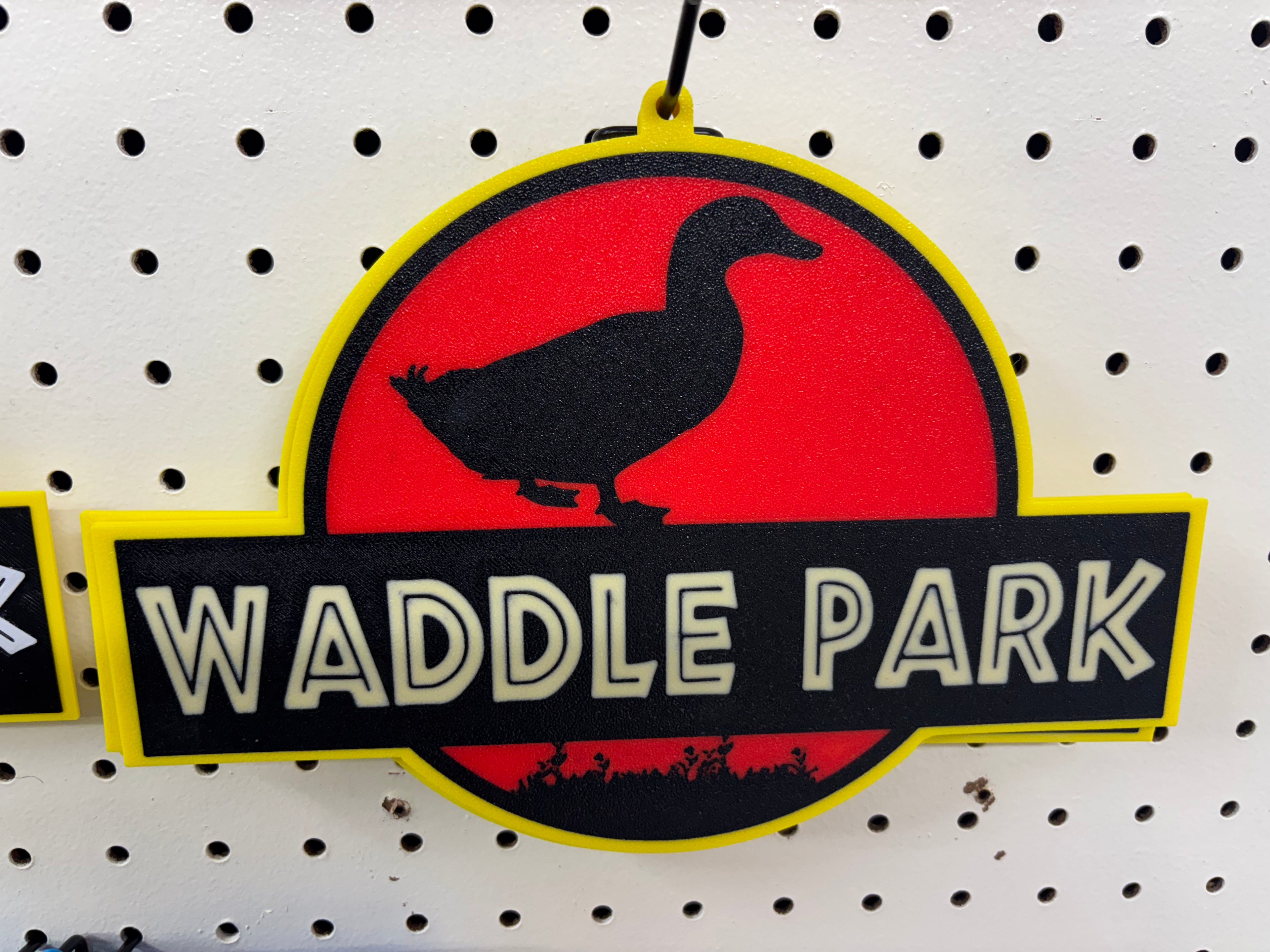 Waddle Park Duck sign UV Fade Proof!