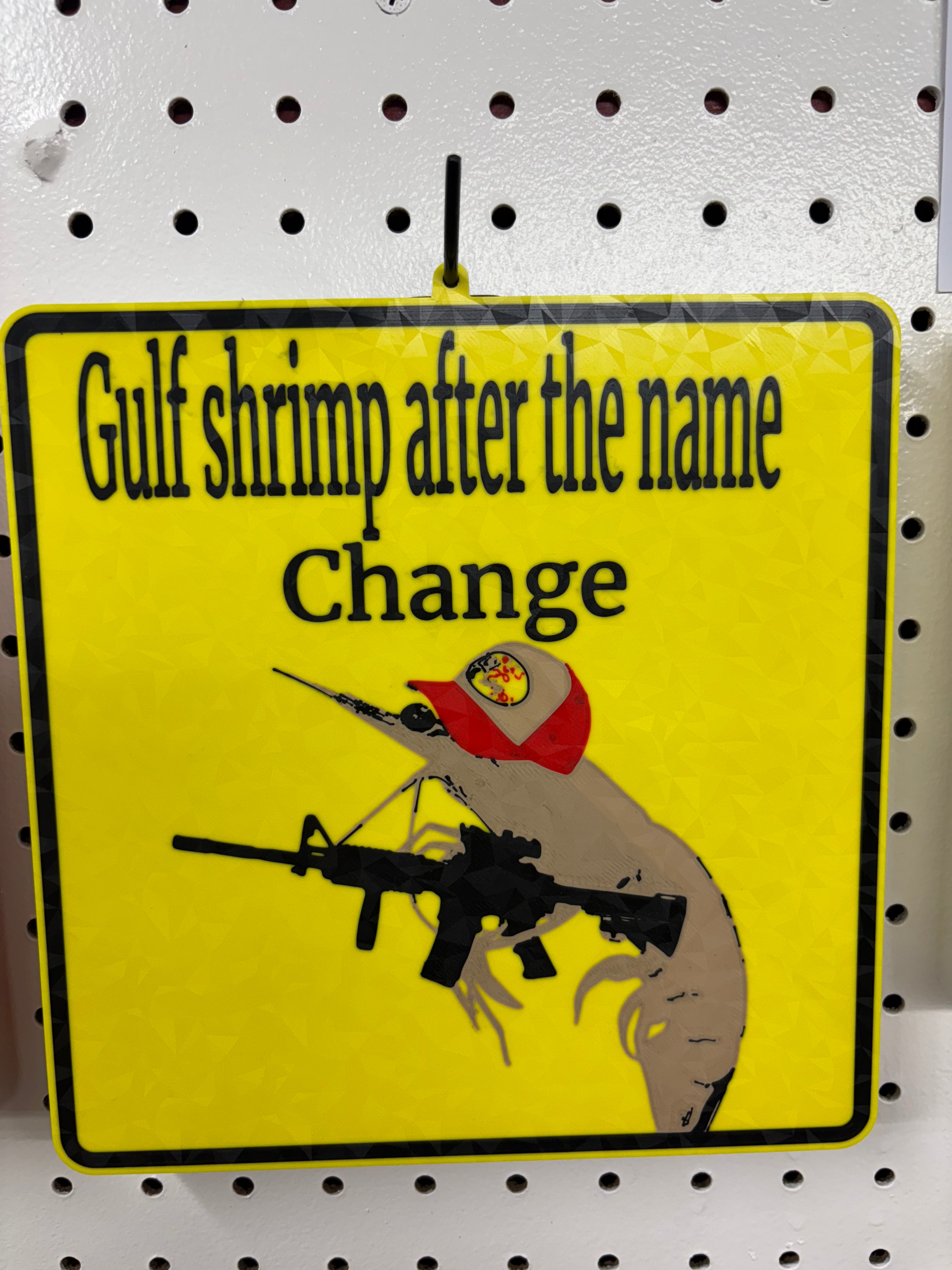 Gulf of America Wall Sign- UV Fade proof (3D Printed)