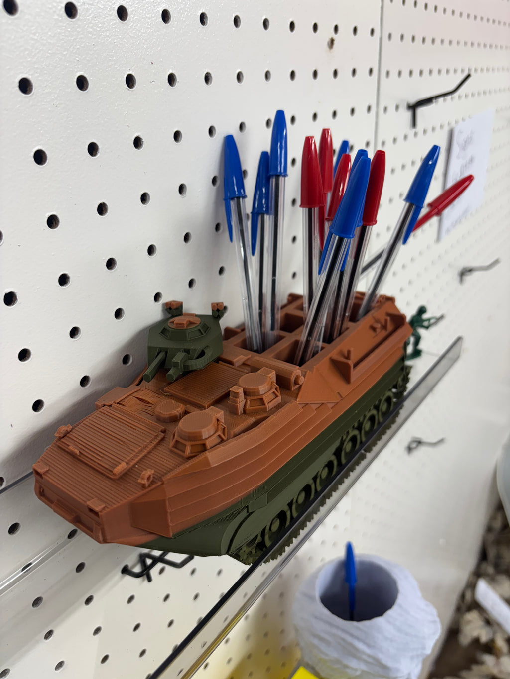 AAV Pencil Holder – Military Amphibious Vehicle 3D Printed Organizer