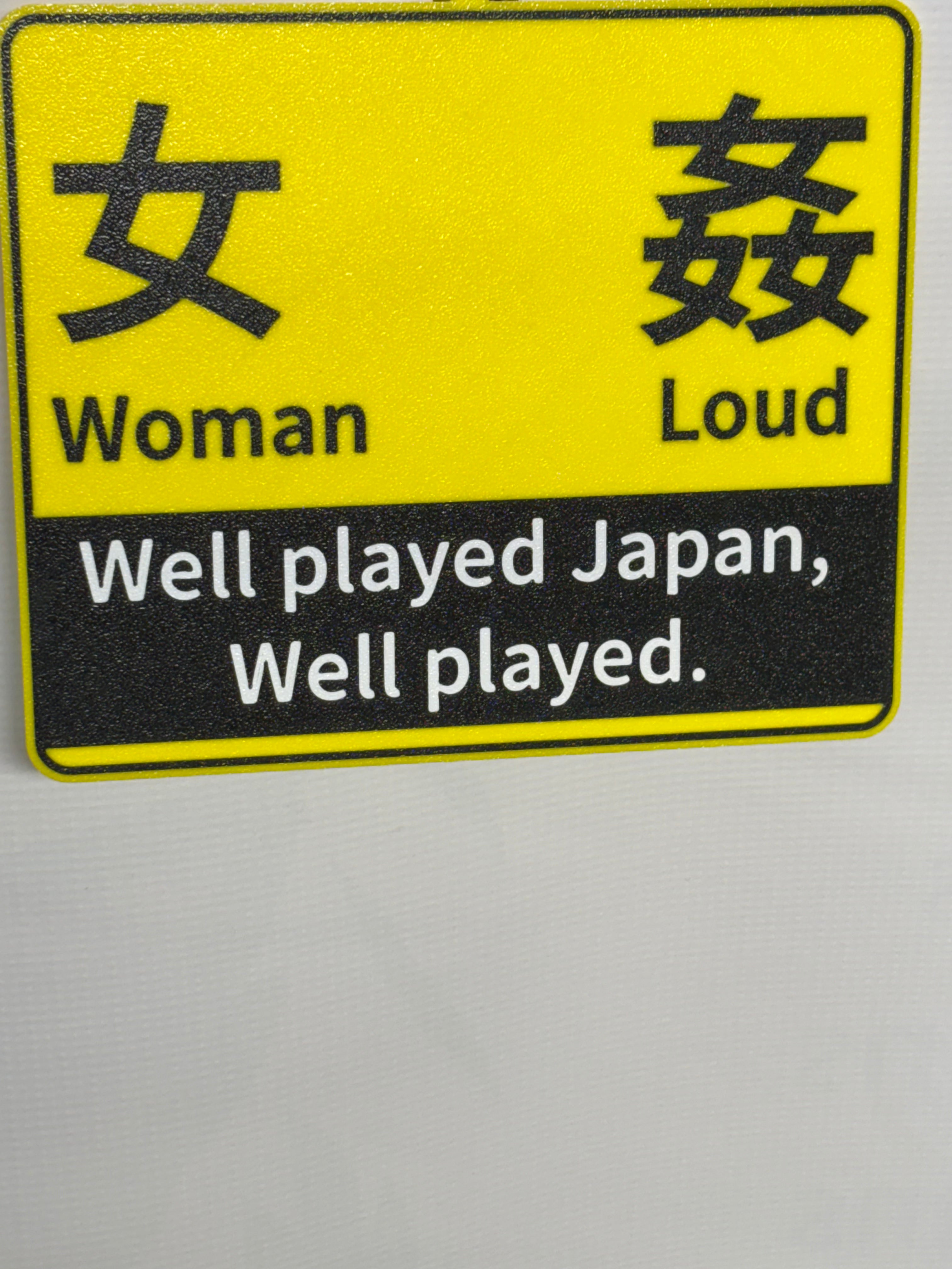 “Women / Loud – Well Played Japan”- Japanese / English