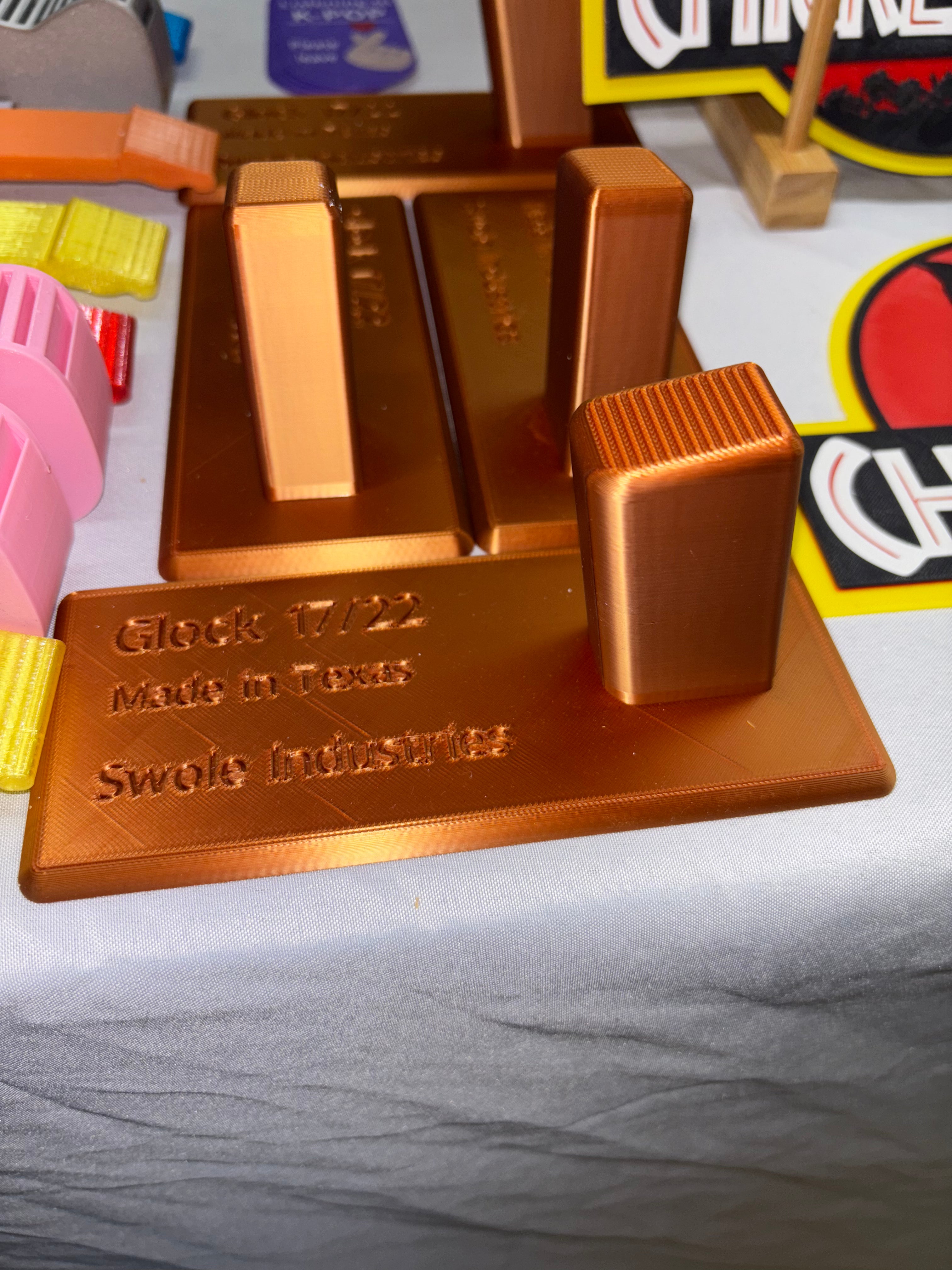 Glock Stand Display – 3D Printed Glock Holder for Safe Storage & Display