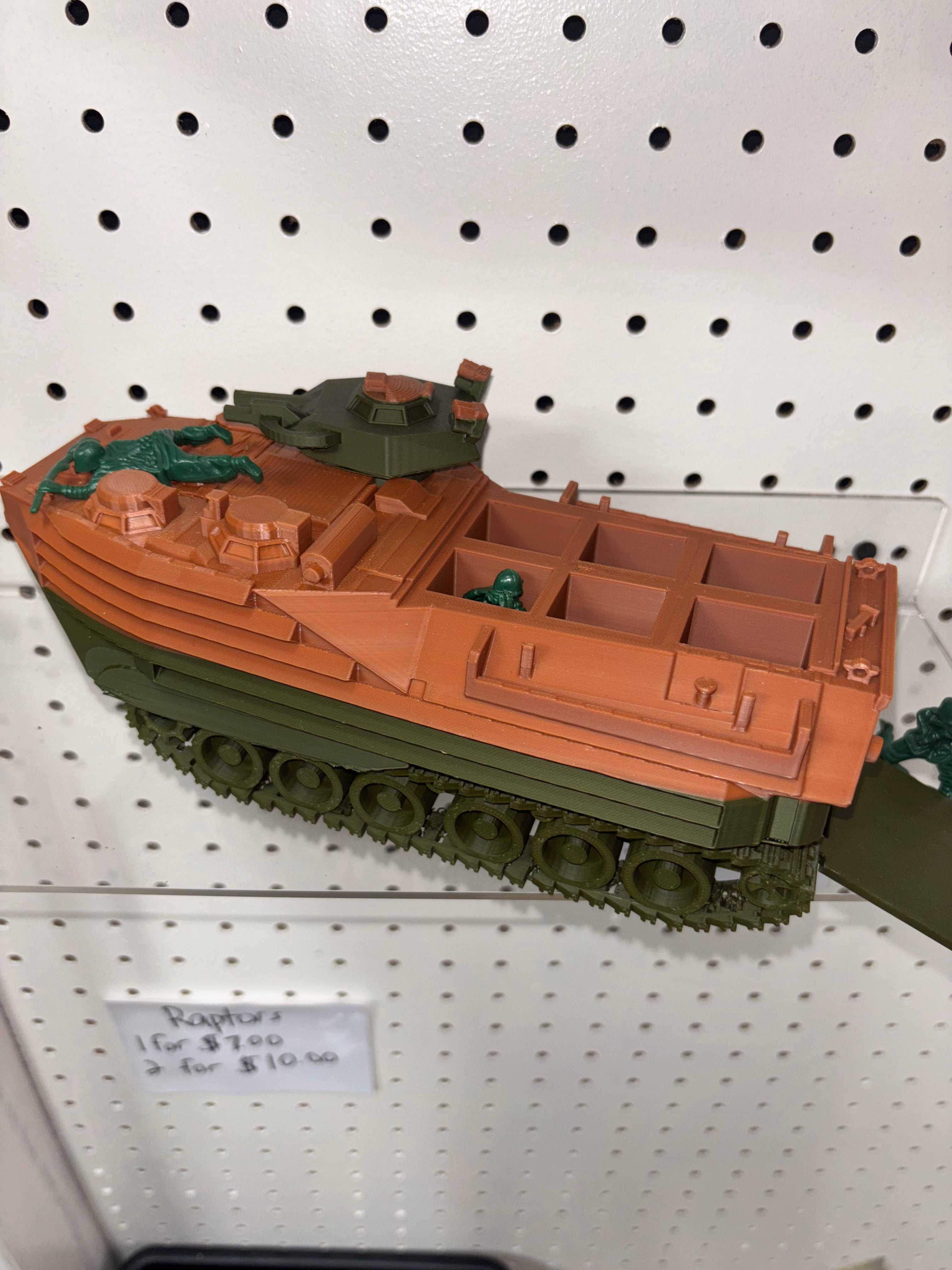 AAV Pencil Holder – Military Amphibious Vehicle 3D Printed Organizer