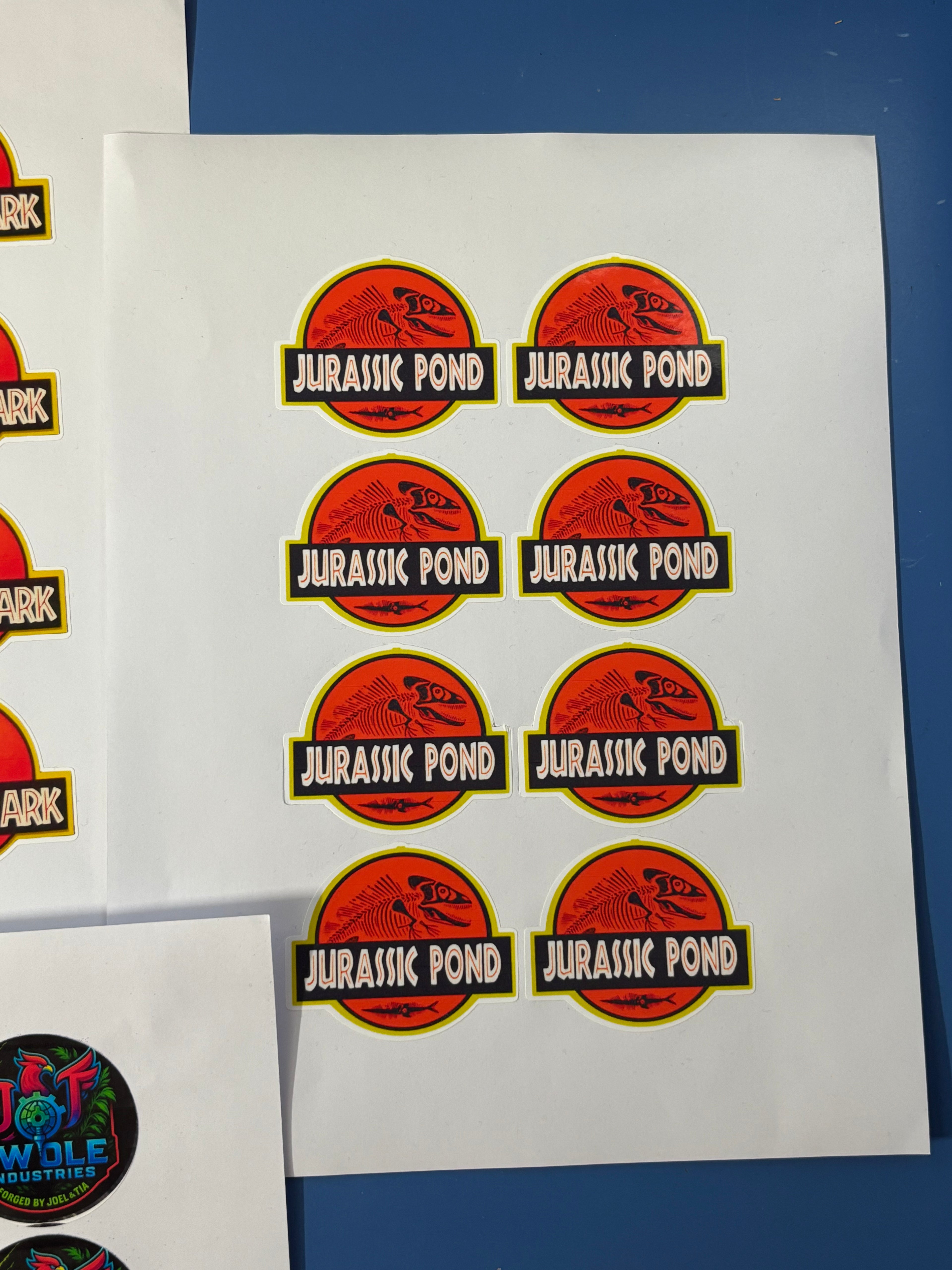 Chicken Park Stickers- Swole Industries