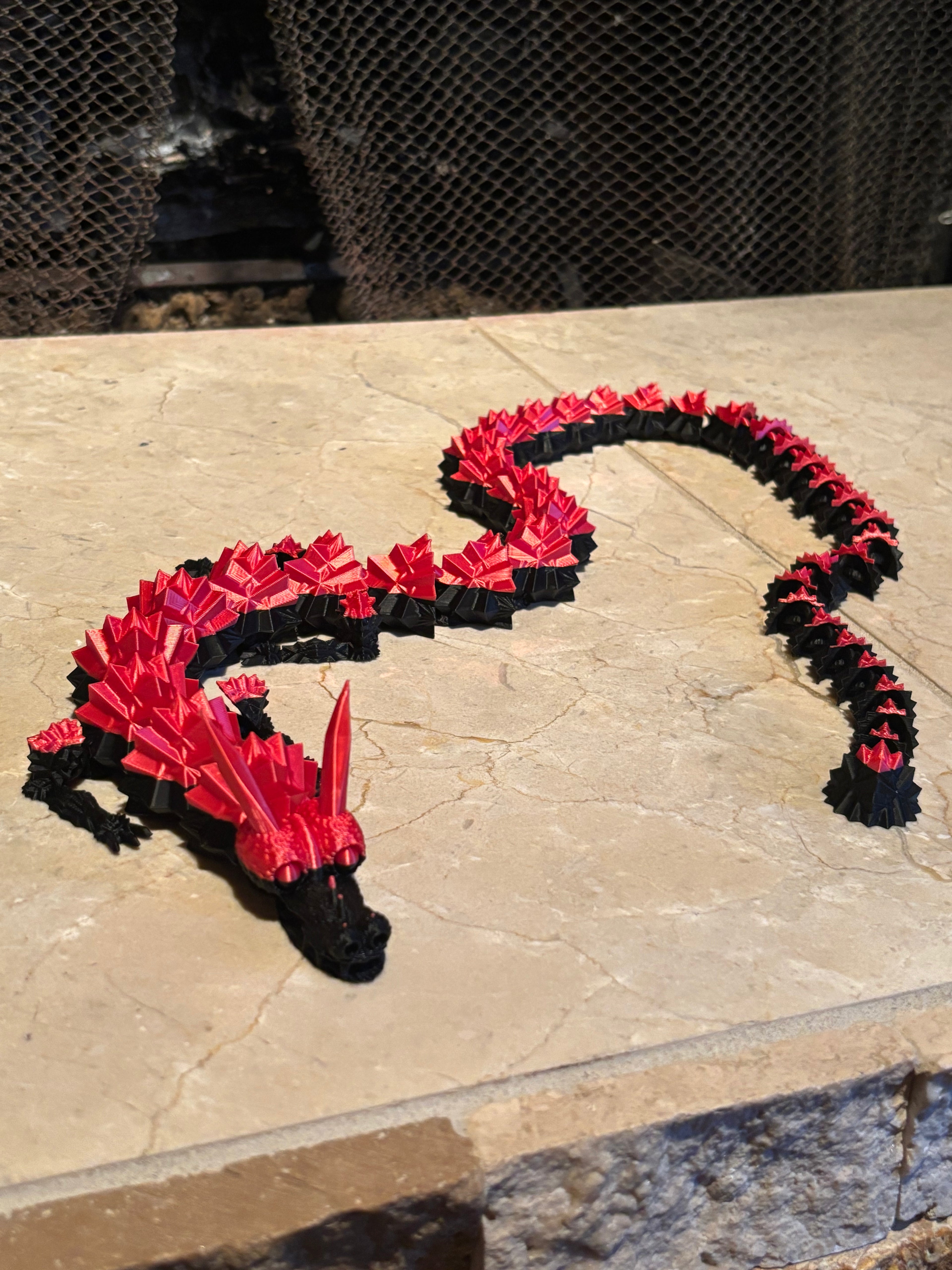 40-Inch Premium Dragon Model – 3D Printed Fantasy Collectible