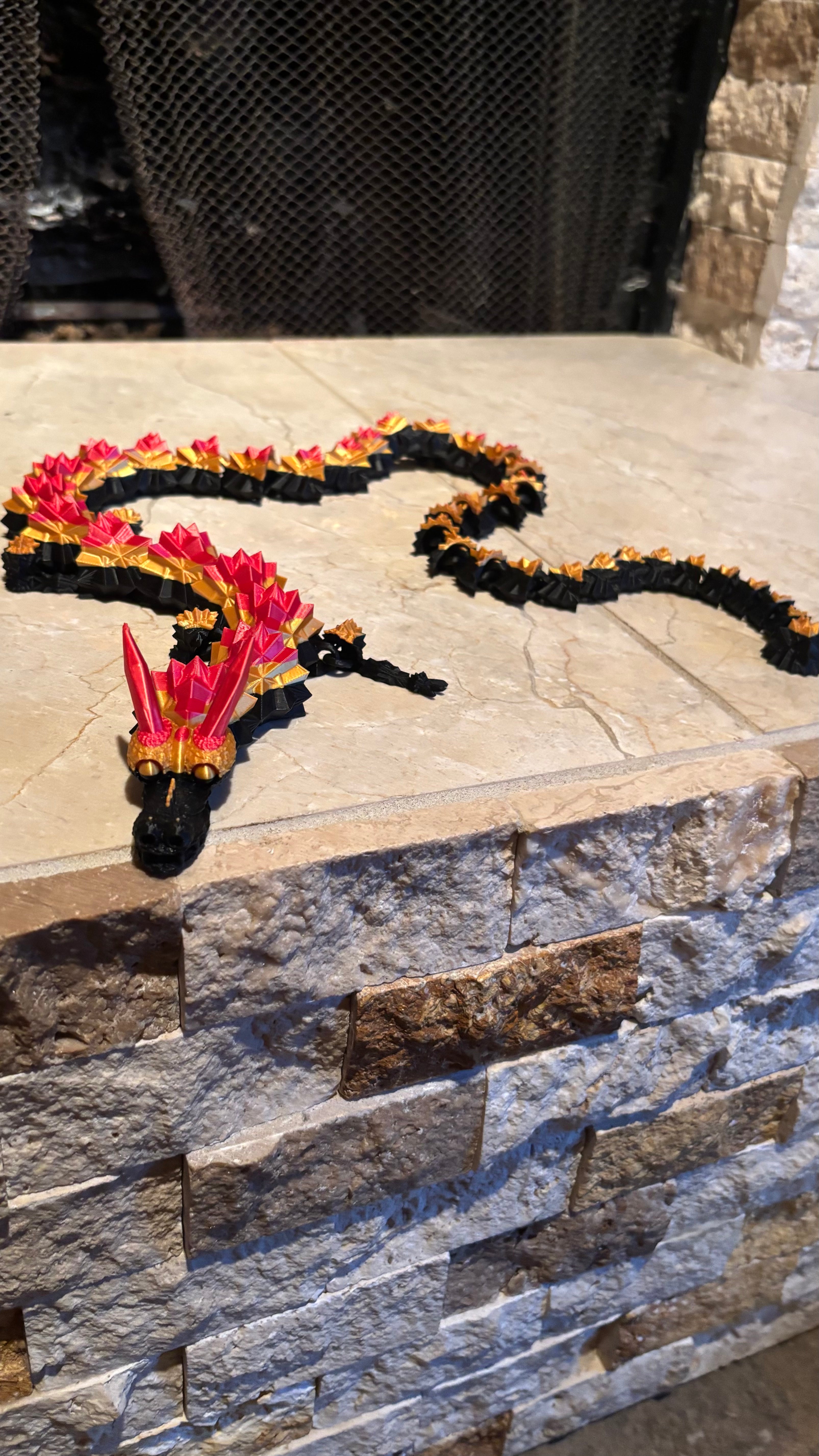 40-Inch Premium Dragon Model – 3D Printed Fantasy Collectible