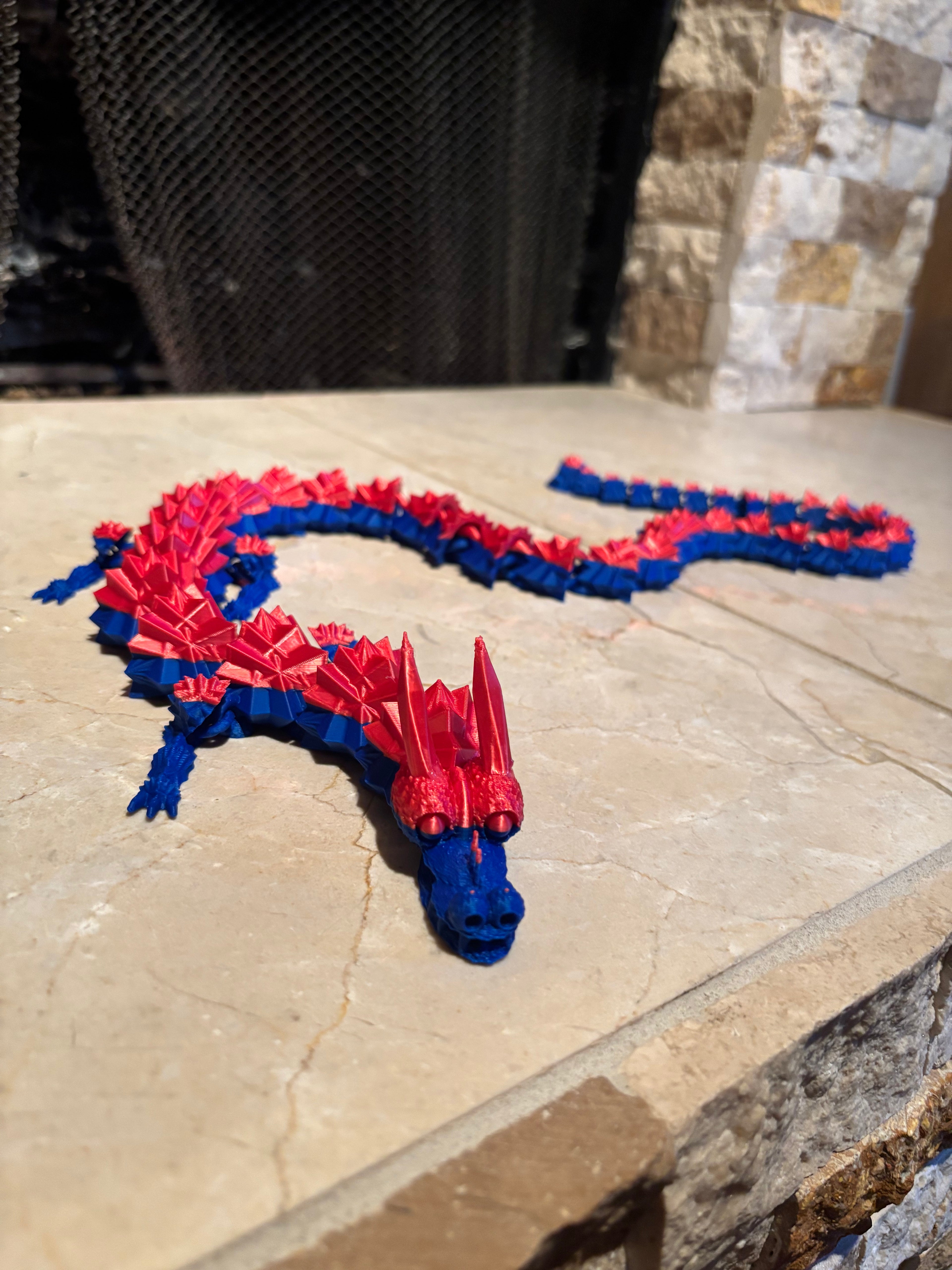 40-Inch Premium Dragon Model – 3D Printed Fantasy Collectible