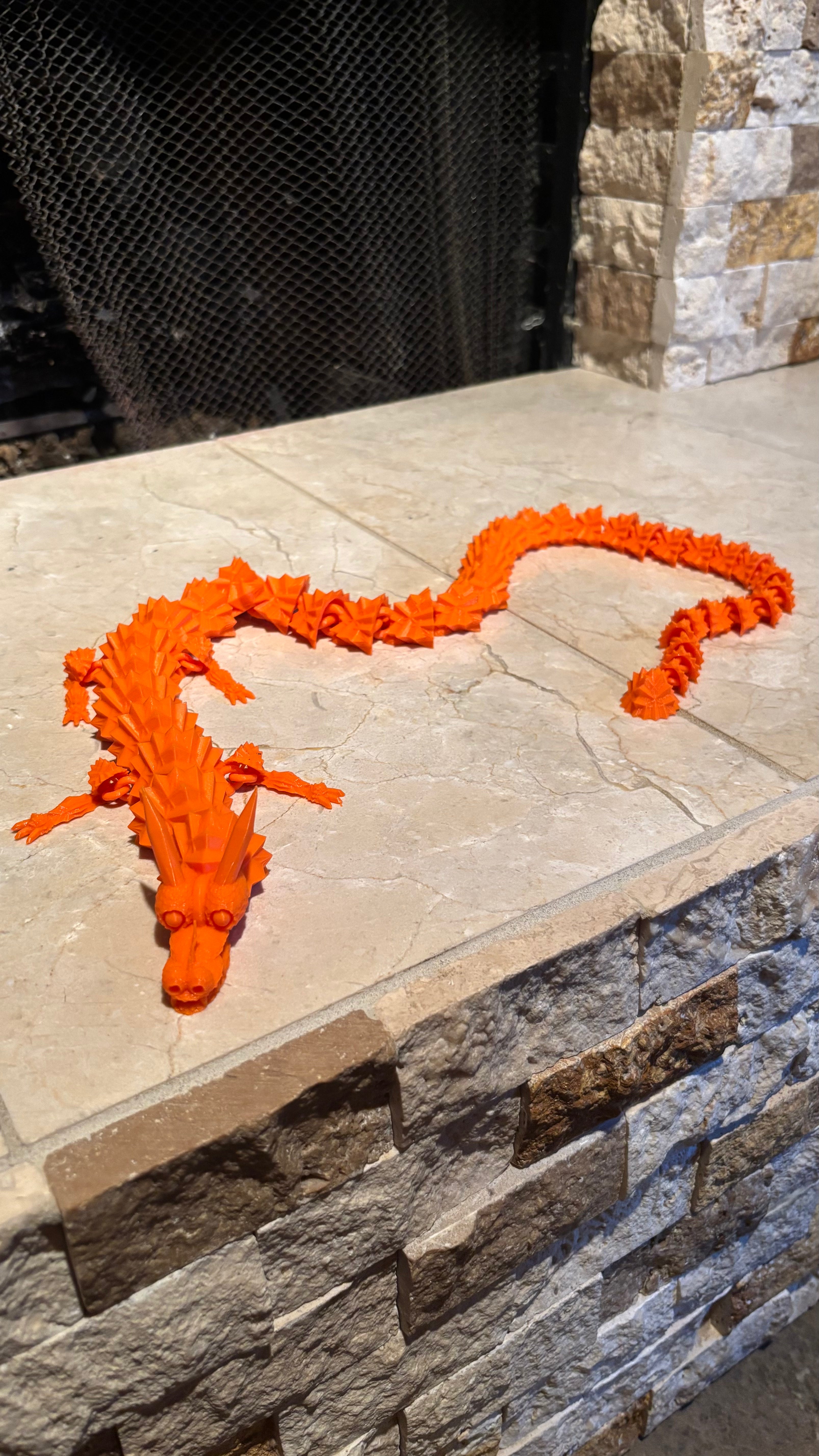 40-Inch Premium Dragon Model – 3D Printed Fantasy Collectible