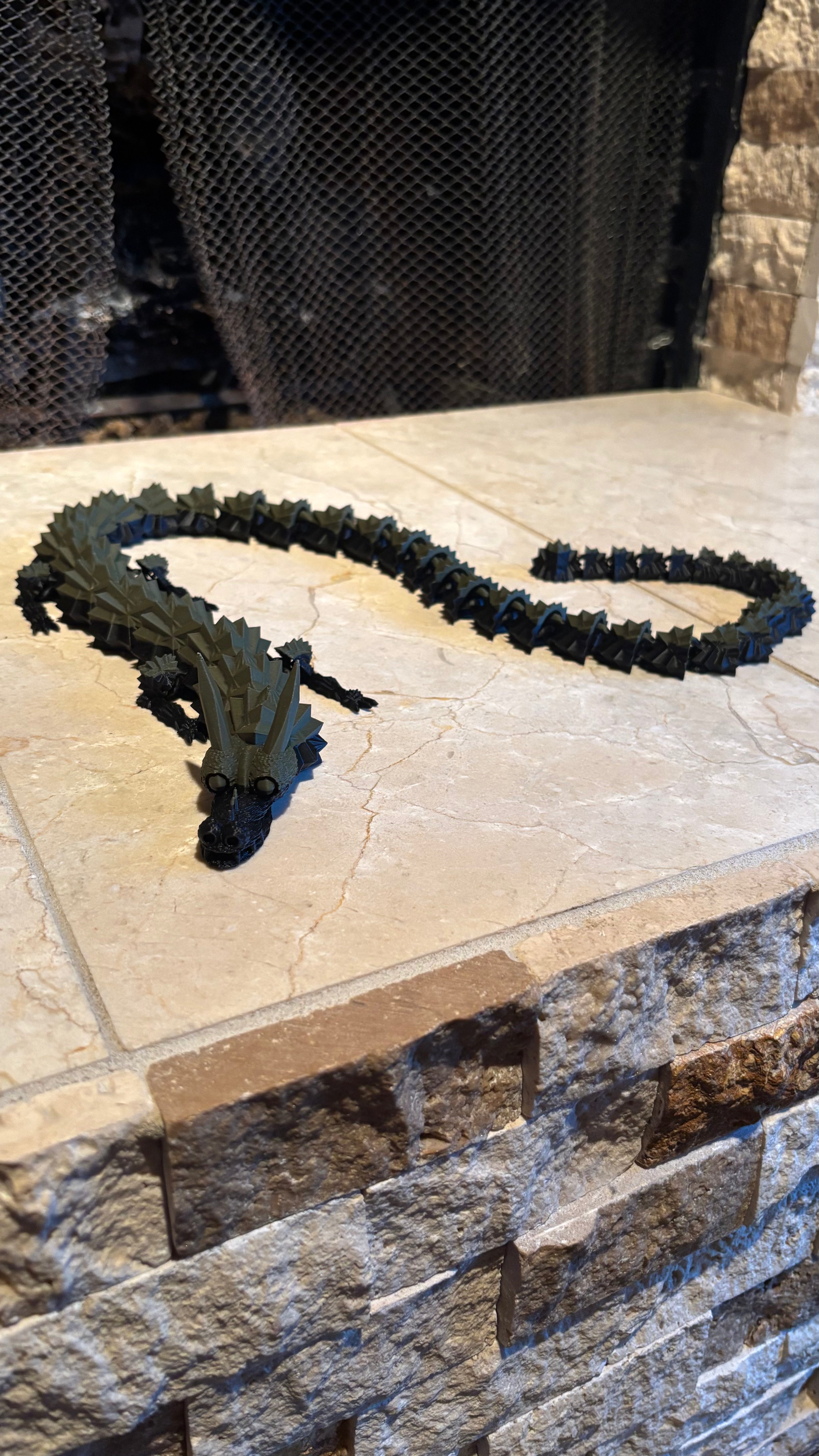 40-Inch Premium Dragon Model – 3D Printed Fantasy Collectible