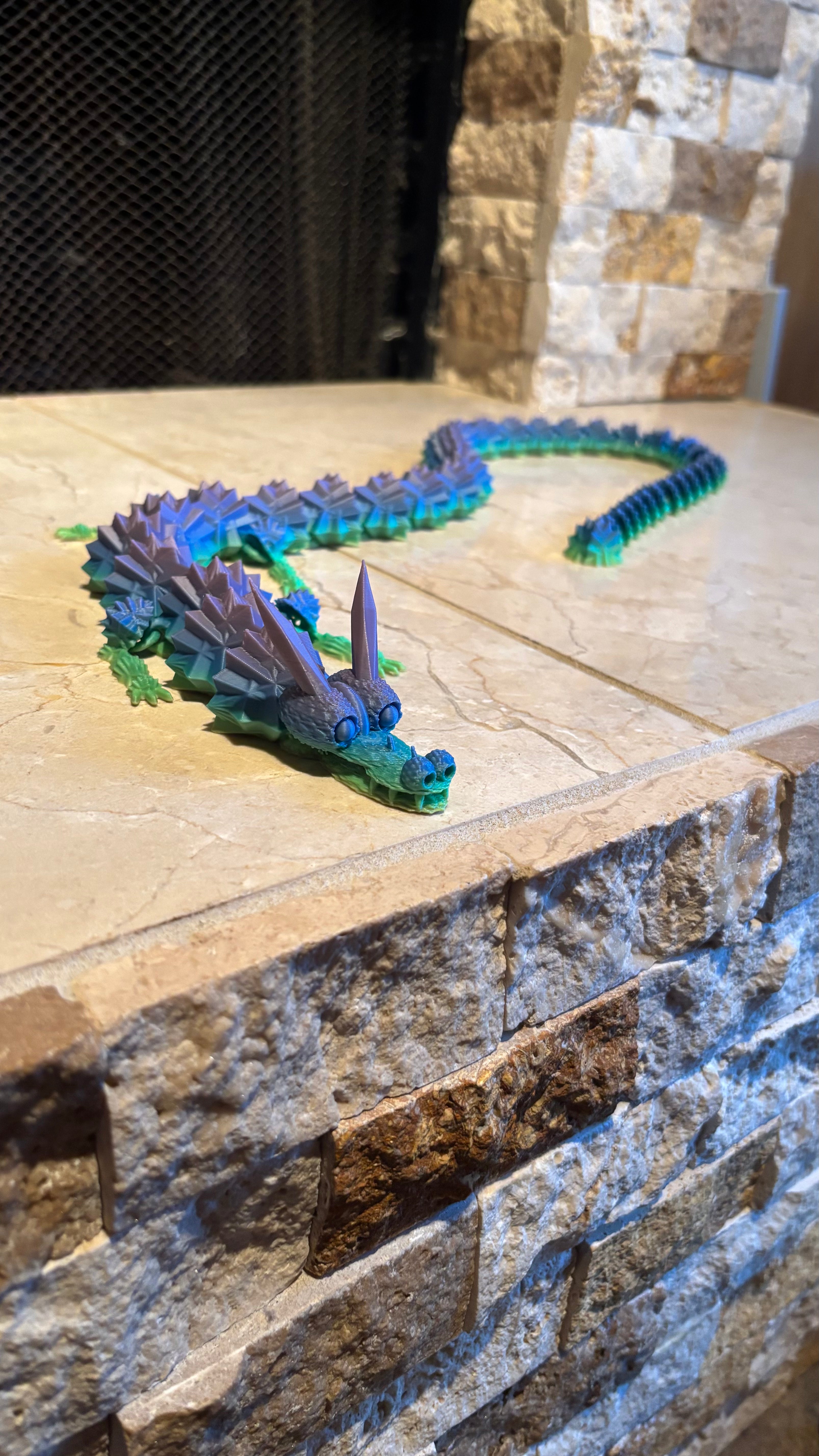 40-Inch Premium Dragon Model – 3D Printed Fantasy Collectible