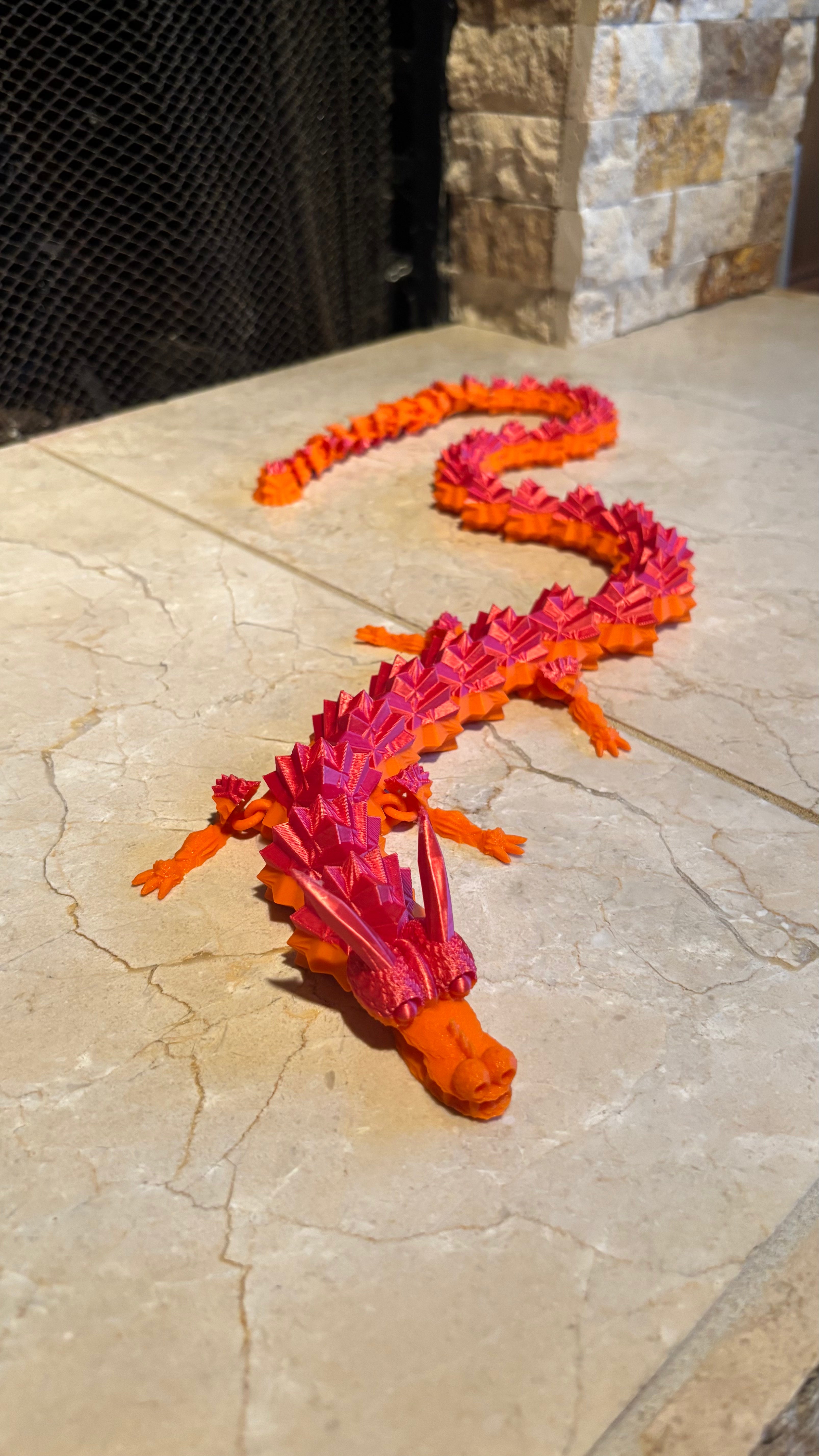 40-Inch Premium Dragon Model – 3D Printed Fantasy Collectible