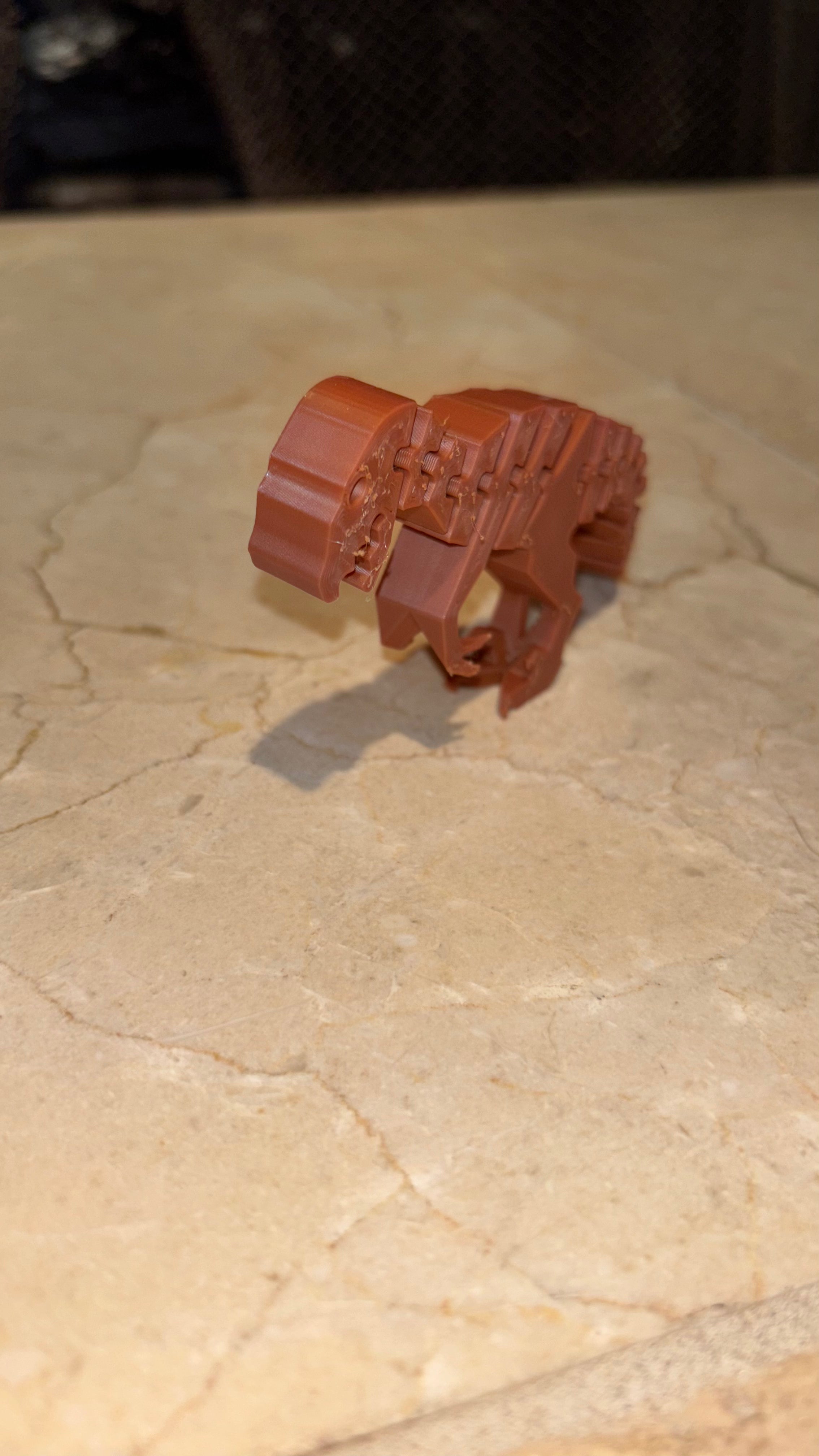 Flexible Velociraptor (Raptor) Dinosaur – 3D Printed Poseable Fidget Toy