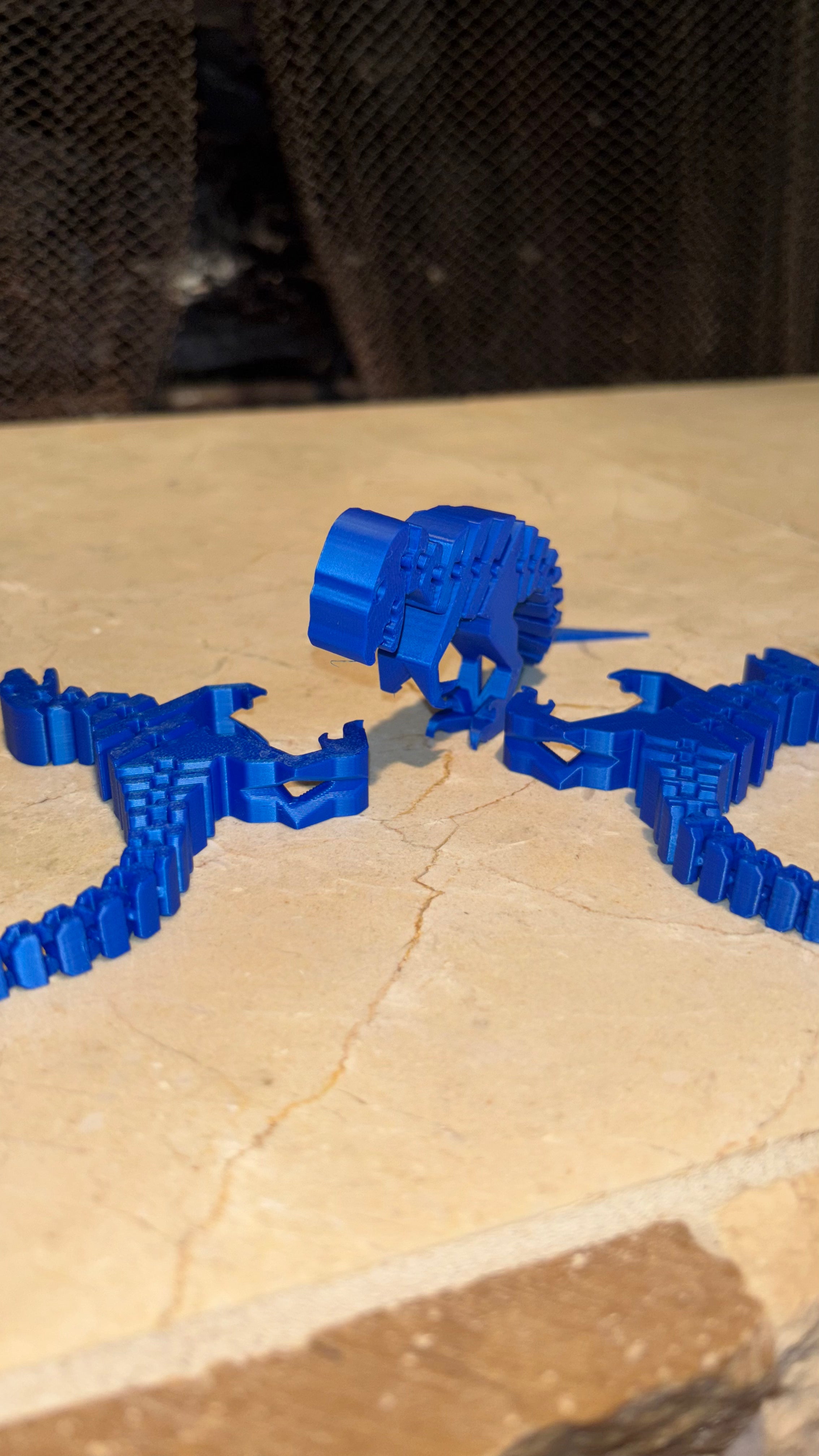 Flexible Velociraptor (Raptor) Dinosaur – 3D Printed Poseable Fidget Toy