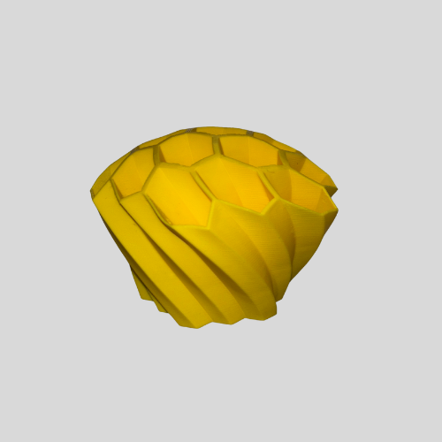 Honeycomb Pencil Holder – Modern 3D Printed Desk Organizer
