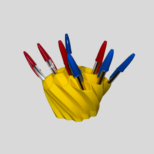 Honeycomb Pencil Holder – Modern 3D Printed Desk Organizer