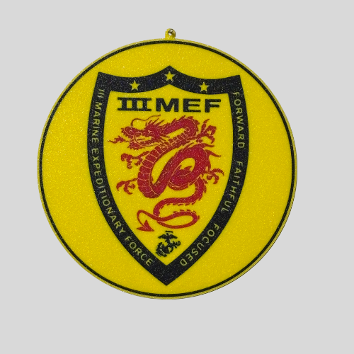 III MEF- 3D Printed Marine Corps Sign