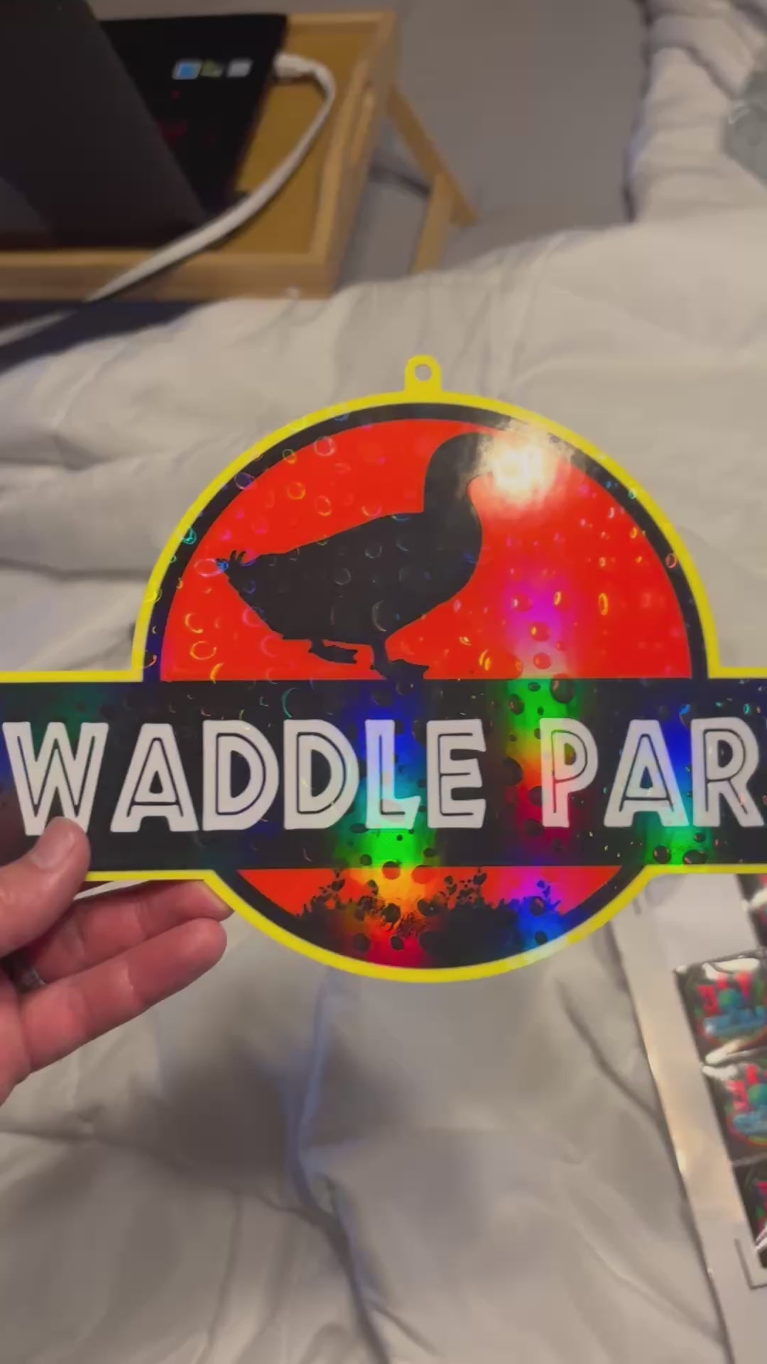 Waddle Park Duck sign UV Fade Proof!